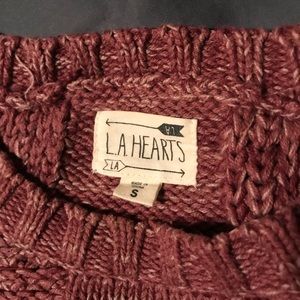 L.A. Hearts Cropped Sweater